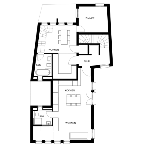 Kleine Rittergasse 11 by Franken Architekten