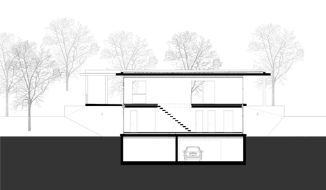 House on a Slope by Gian Salis