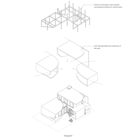 Park and House by Tsuyoshi Kawata