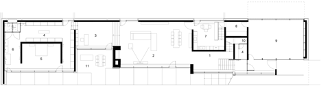 Slight slope long house by I-O Architects