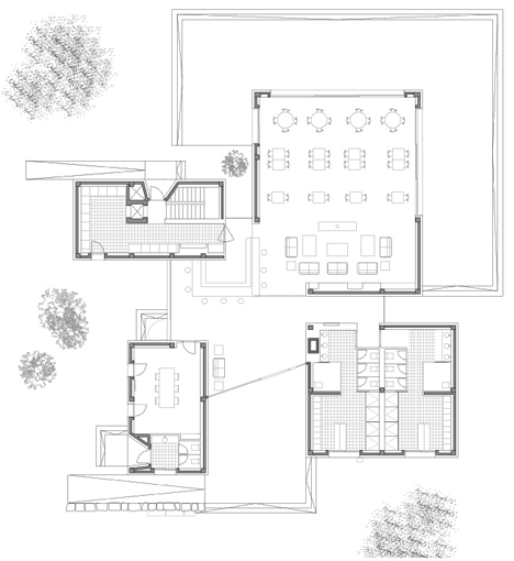 Stone Clubhouse by GRAS Arquitectos