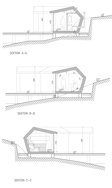 Brenner Bastu sauna by Hans Murman