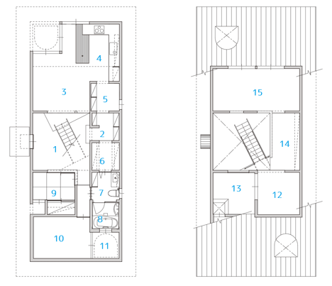 Courtyard in Kudamatsu by Container Design