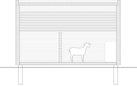Goat barn in Bavaria by Kühnlein Architektur