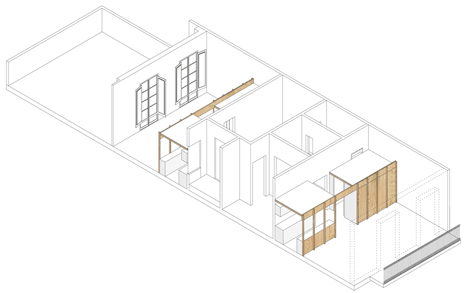 2 dwellings at Tamarit st by Carles Enrich Gimenez