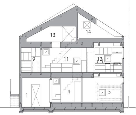 Half & Half House by Naf Architect & Design
