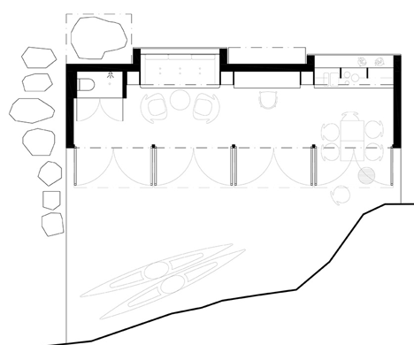 The Waterfall House by Bornstein Lyckefors Arkitekter