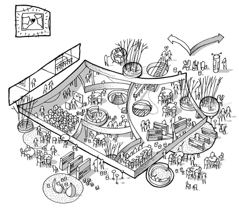 Adult centre by CEBRA