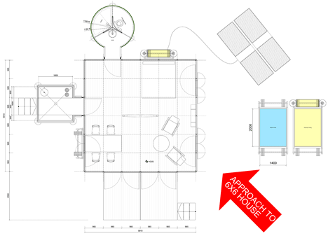 Demountable House by Jean Prouvé and Richard Rogers at Miami/Basel