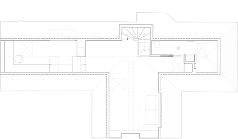 West Heath loft conversion with a secret room by Milford Martin Architects