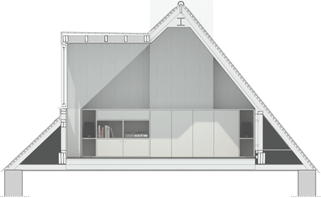 West Heath loft conversion with a secret room by Milford Martin Architects