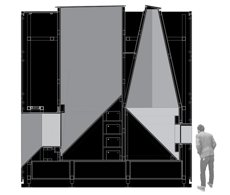 5CUBE Energy Pavilion by de Siún Scullion Architects