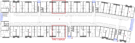 Housing at old Bordeaux submarine