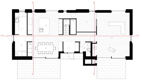 The Nook, Monmouthshire by Hall + Bednarczyk Architects