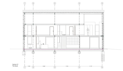The Nook, Monmouthshire by Hall + Bednarczyk Architects