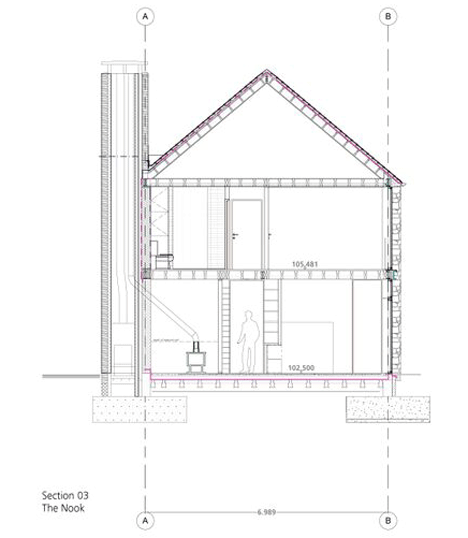 The Nook, Monmouthshire by Hall + Bednarczyk Architects