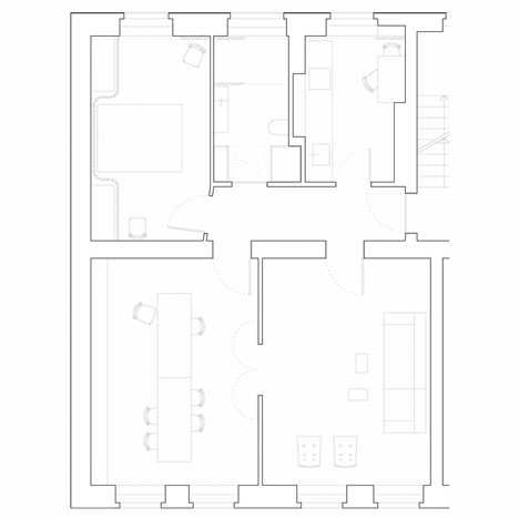 Berlin apartment interior by Atheorem