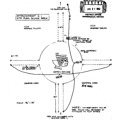 Map of Burning Man