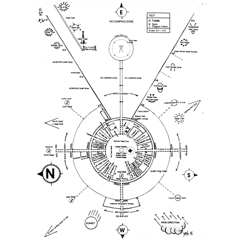 Map of Burning Man