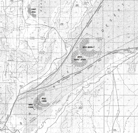 Map of Burning Man