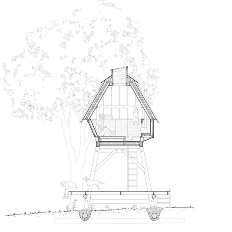 Hut on Stilts by Nozomi Nakabayashi