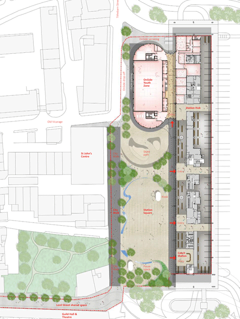 Preston Bus Station redevelopment by John Puttick Associates