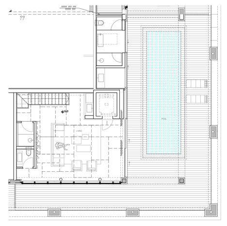 Square Compositions Penthouse by Pitsou Kedem Architects