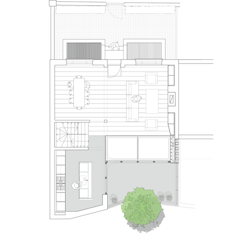 Brackenbury House by Neil Dusheiko Architects