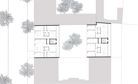 Building cooperative cb19 by Zanderroth Architekten