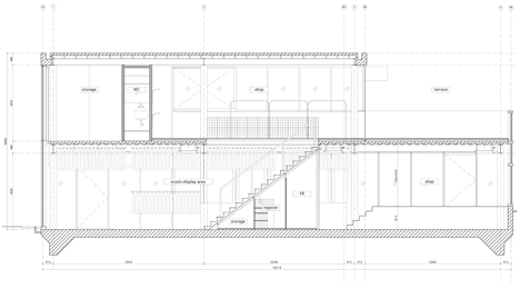 Descente Blanc store by Schemata