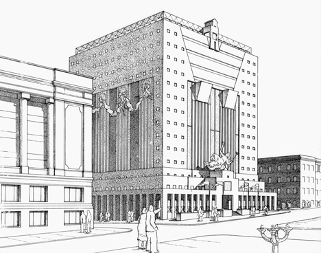 Portland Municipal Services Building, Oregon, by Michael Graves