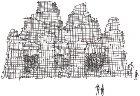 Selpo pavilion at Nikola-Lenivets by Nikolay Polissky