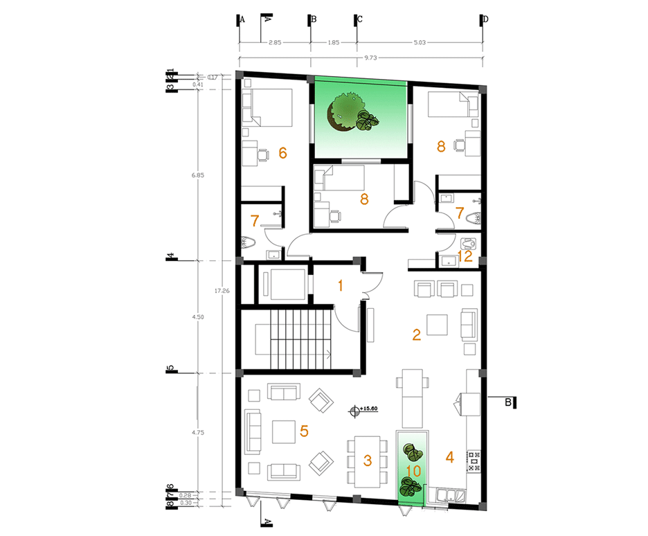 Andarzgoo residential building by Ayeneh Office