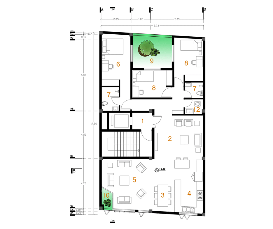 Andarzgoo residential building by Ayeneh Office