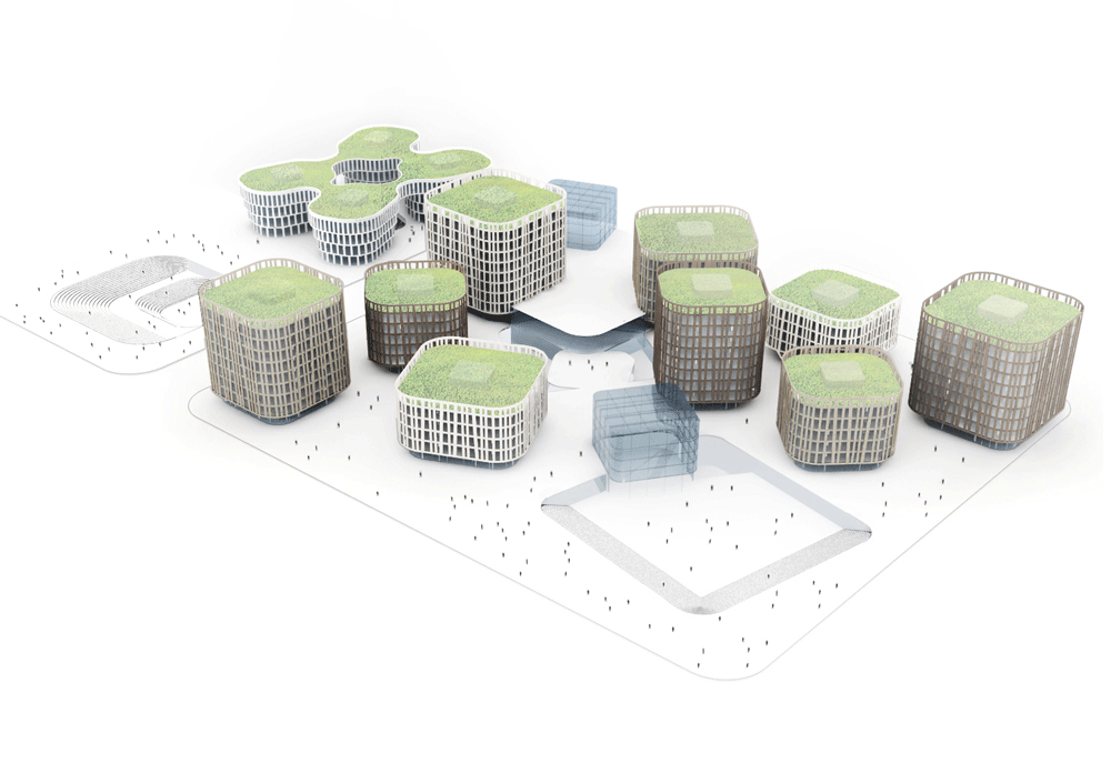 Flower Building by MVRDV in Shanghai