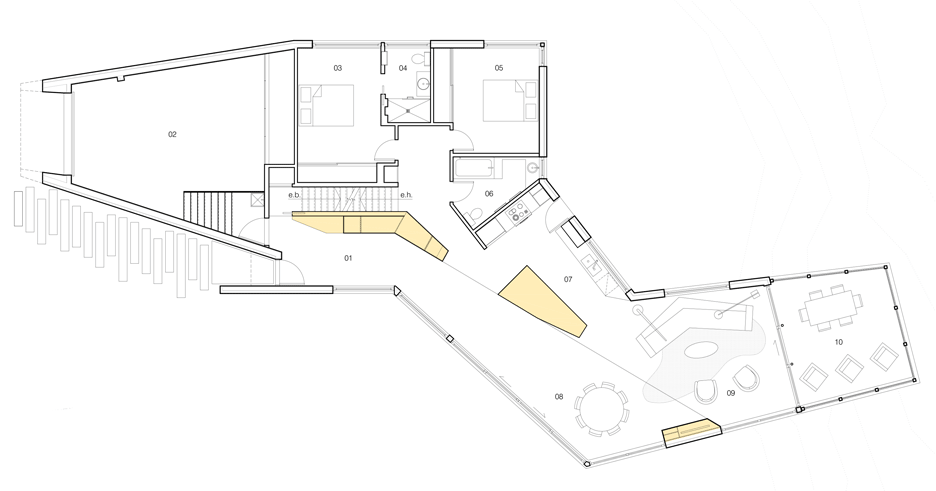 House on Lac Grenier by Paul Bernier