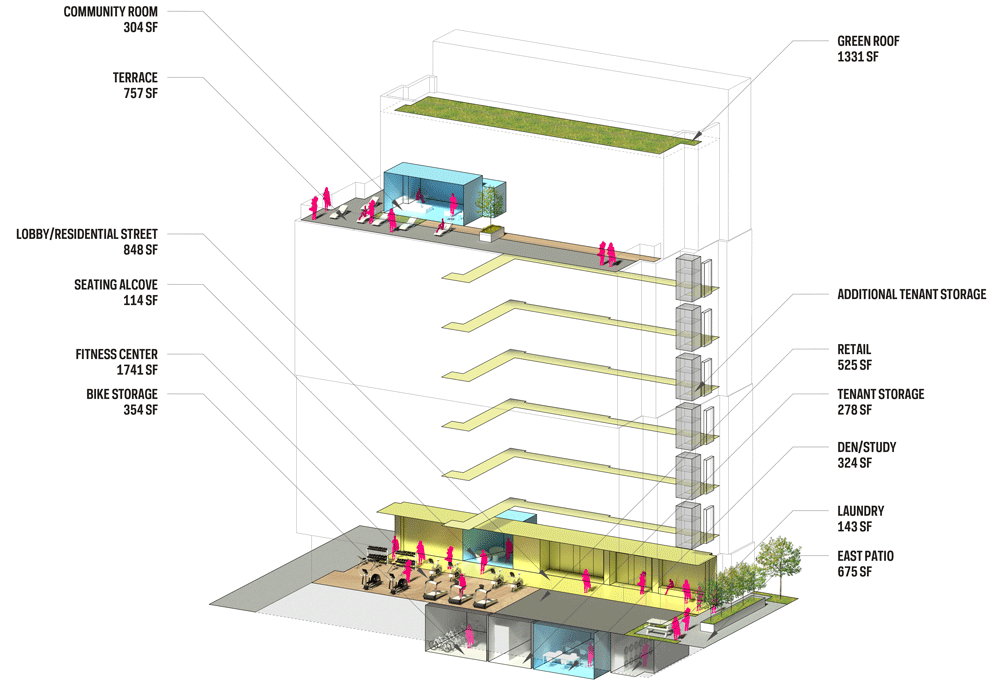 My Micro NY apartment building by nArchitects