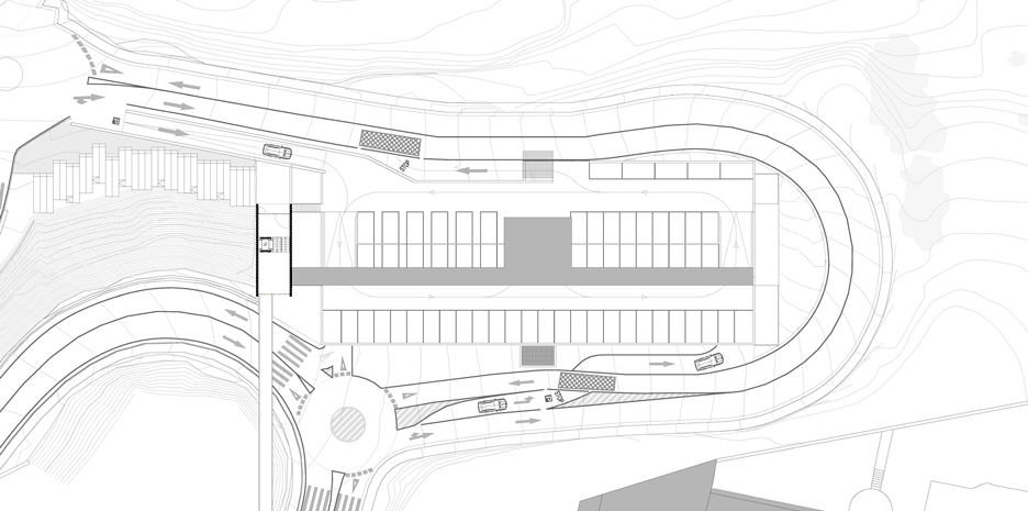 Maternity and oncology ward car park in A Coruna, Spain by Diaz & Diaz Arquitectos