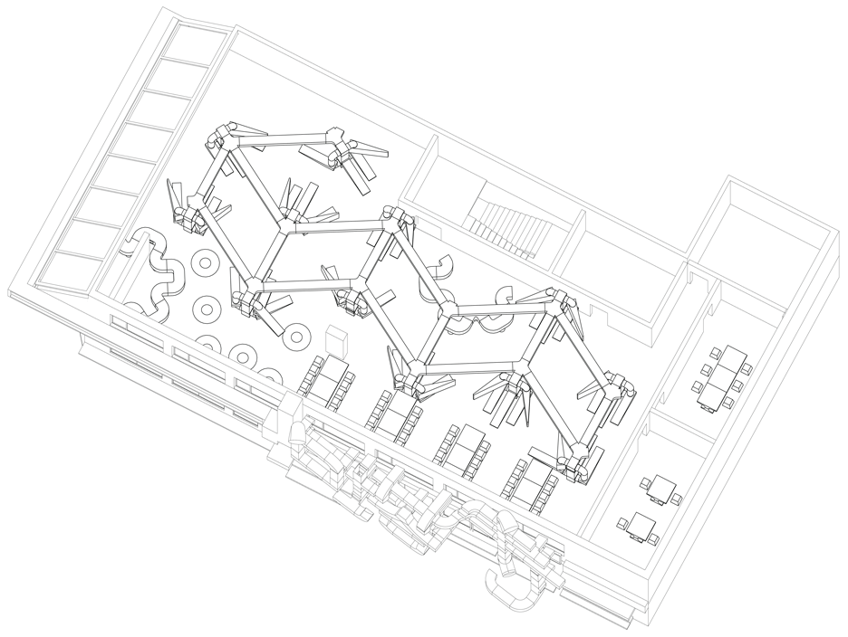 Tubular Baitasi visitor centre for Beijing Design Week 2015 by People's Architecture Office