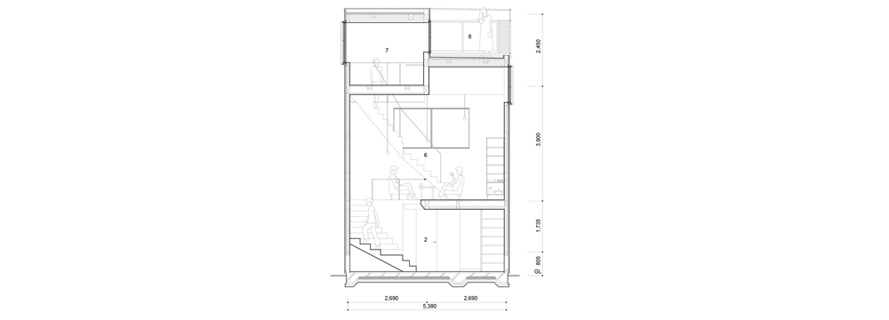 Spiral Window House by Alphaville Architects