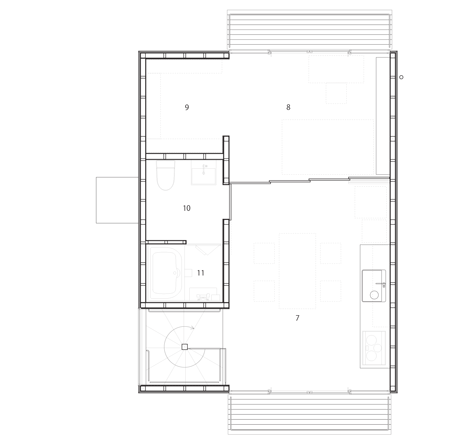 Wooden Box House by Hisako Yamamura suzuki architects