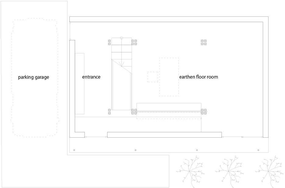 4 columns Tokyo house by FT Architects