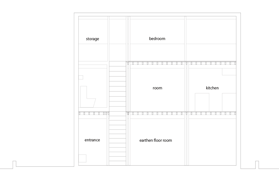 4 columns Tokyo house by FT Architects