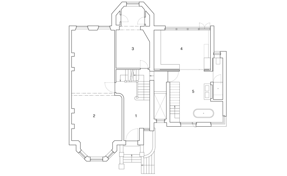 House extension on Coolhurst Road by Alexander Martin Architects