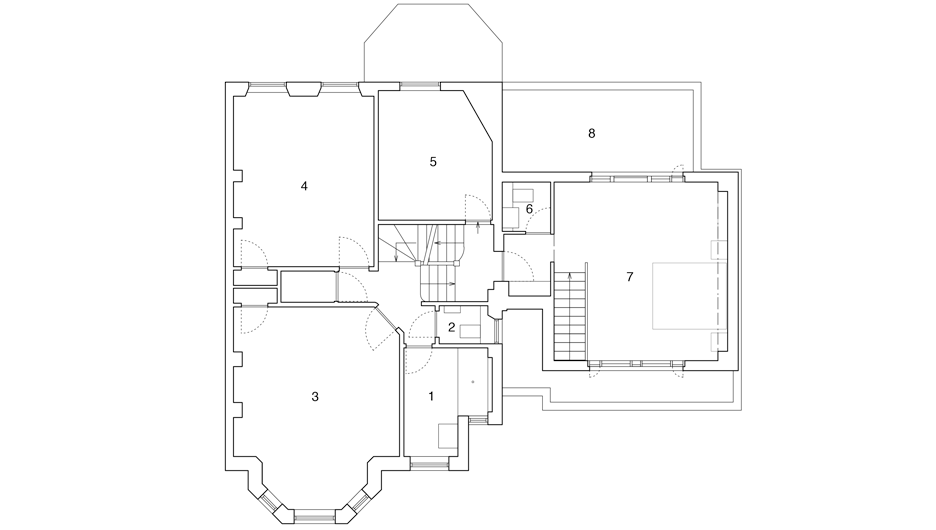 House extension on Coolhurst Road by Alexander Martin Architects