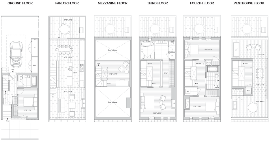 DUMBO townhouses by Alloy in Brooklyn