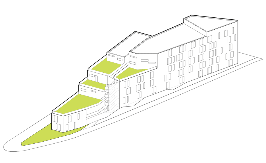 SL11024 student and faculty housing by LOHA