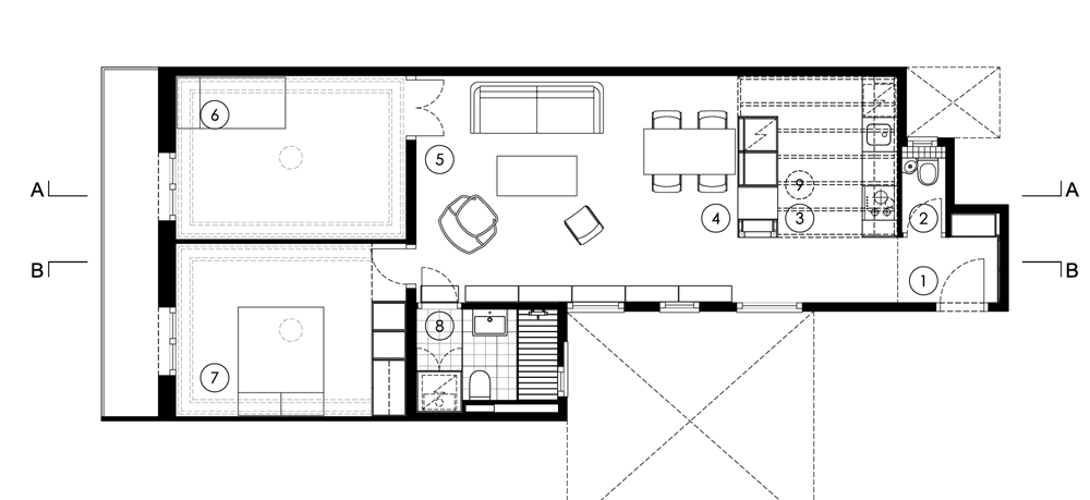Apartment refurbishment in Gran Via, Barcelona by Anna & Eugeni Bach
