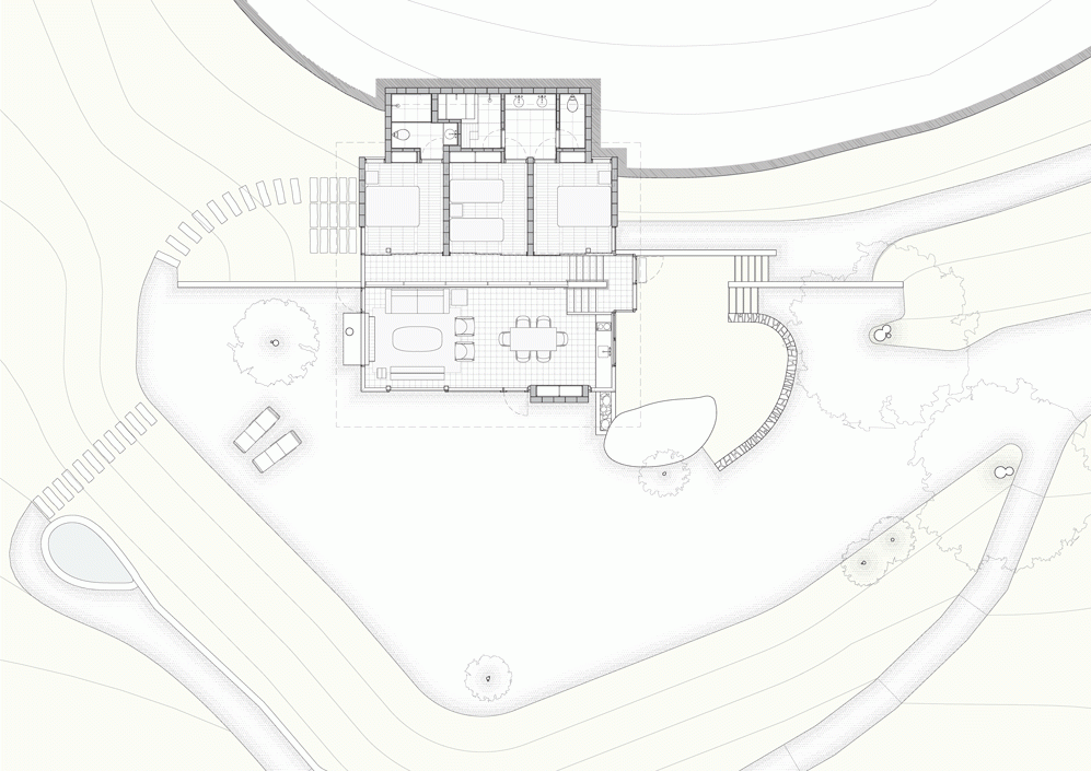 Half-slope House by Denis Joelsons Gabriela Barauna Uchida