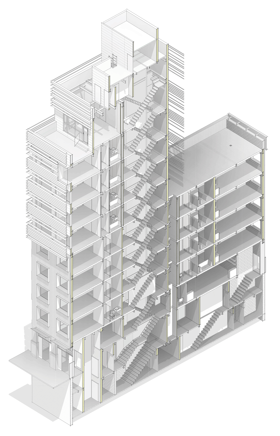 120 Allen Street, apartment block in New York City, USA